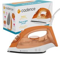 Ferro de Passar 2 em 1 a Vapor e Seco Cadence IRO210 Base Antiaderente Spray Laranja - 110V Ferro de Passar 2 em 1 a Vapor e Seco Cadence IRO210 Base Antiaderente Spray Laranja - 110V