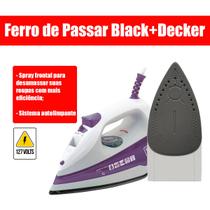 Ferro de Passar a Vapor Antiaderente Black+Decker FX1000 BR 127V 1200W - Black Decker