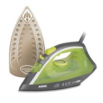 Ferro de passar a vapor arno c/ base ceramica e spray - verde 220v Ferro de passar a vapor arno c/ base ceramica e spray - verde 220v