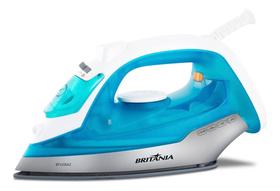Ferro de Passar a Vapor BFV200AZ Cordão Giratório 360 e Tanque de 200ml Britânia