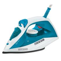 Ferro de Passar a Vapor Black & Decker FX2100 com Base Antiaderente Azul 220V - 1200W