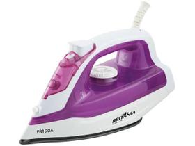 Ferro de passar a vapor britania 1200w lilas rosa 220v