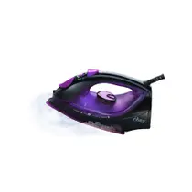 Ferro de Passar a Vapor Cerâmica Oster Preto e Roxo-220v