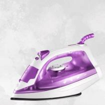 Ferro de Passar a Vapor e Spray 1200W - Base Antiaderente, Leve e Eficiente 110v e 220v Cor:LilásVoltagem:110v