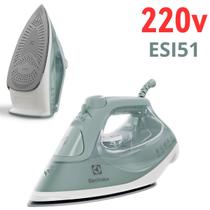 Ferro de Passar a Vapor Electrolux ESI51 Verde claro Experience Care Base Cerâmica Glissium Jato Extra 160g Alta Performance Ferro de Passar a Vapor Electrolux ESI51 Verde claro Experience Care Base Cerâmica Glissium Jato Extra 160g Alta Performance