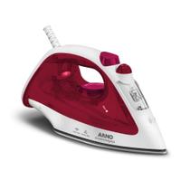 Ferro de Passar a Vapor EssentialGliss Arno FMQ Rosa e Branco 127V