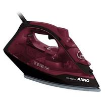 Ferro De Passar A Vapor Ultragliss Base Durilium Airglide FMV Arno FV2888B2 Vinho - 220V
