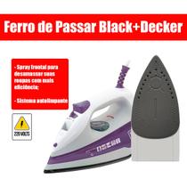 Ferro de Passar Black+Decker a Vapor Branco e Roxo FX1000B2 220V 1200W