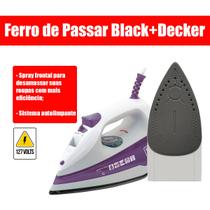 Ferro de Passar Black+Decker a Vapor Branco e Roxo FX1000BR 127V 1200W