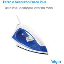 Ferro De Passar Elgin Iron Force 1100W Base Antiaderente