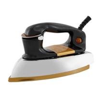 Ferro De Passar Philco Retro Base Cerâmica Preto Branco Dourado 220v