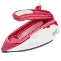 Ferro de Passar Portátil para Viagem Black e Decker FXVG1 Vermelho Bivolt