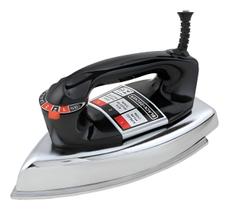 Ferro De Passar Roupa A Seco Cromado Com Base De Alumínio - Black+Decker VFA1110 Ferro De Passar Roupa A Seco Cromado Com Base De Alumínio - Black+Decker VFA1110