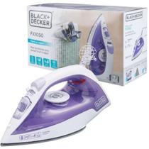 Ferro De Passar Roupa À Seco E À Vapor FX1050 Com Base Antiaderente 1200W Roxo 110V.