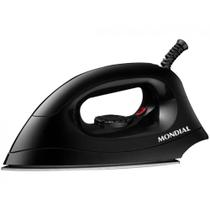 Ferro de Passar Roupa a Seco Mondial - Preto