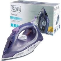 Ferro De Passar Roupa À Vapor À Seco Black+Decker FX2550 Antiaderente Ceramic Gliss 1200W Roxo 220V