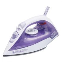 Ferro De Passar Roupa A Vapor Black E Decker 1200W Roxo/Branco 110V