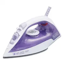 Ferro De Passar Roupa A Vapor Black E Decker 1200w Roxo-branco 220V