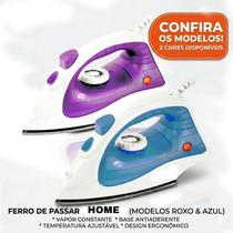 Ferro De Passar Roupa A Vapor Elétrico 127V 1200W Base Antiaderente Spray Controle Temperatura Home