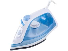 Ferro de Passar Roupa a Vapor Philips Walita 1000 Series DST1050/20 Branco e Azul Ferro de Passar Roupa a Vapor Philips Walita 1000 Series DST1050/20 Branco e Azul