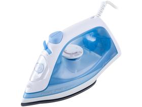 Ferro de Passar Roupa a Vapor Philips Walita 1000 Series DST1050/22 Branco e Azul Ferro de Passar Roupa a Vapor Philips Walita 1000 Series DST1050/22 Branco e Azul