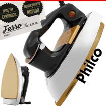 Ferro de Passar Roupa Philco a Seco 1000w 110v Antigo PFE01P Retrô