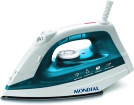 Ferro de Passar Roupas a Vapor Mondial F32 Branco,Azul 110V