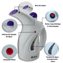 Ferro de Passar Roupas a Vapor Vaporizador de Roupa e Higienizador no Cabide Portátil 110v