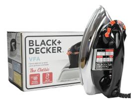 Ferro de passar roupas Black+Decker VFA ECO cor cinza 127V - Black&decker
