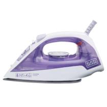 Ferro de Passar Vapor Spray 1200W Black & Decker FX1050 Roxo e Branco Ferro de Passar Vapor Spray 1200W Black & Decker FX1050 Roxo e Branco