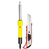 Ferro De Solda 100W 220V Elétrico E Estilete Doméstico 18mm