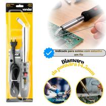 Ferro de Solda 200W 220V Vonder FSV 0200 com Suporte e Ponta Cônica Profissional Ferro de Solda 200W 220V Vonder FSV 0200 com Suporte e Ponta Cônica Profissional