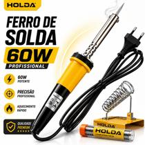 Ferro De Solda 60w 110v Profissional Soldador Eletronico Ideal Para Técnicos E Manutenção Eletrônica