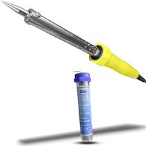 Ferro de Solda 60W 127V Estanho 22g Soldas Práticas e Seguras Ferro de Solda 60W 127V Estanho 22g Soldas Práticas e Seguras