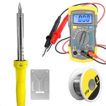 Ferro De Solda 60W 127V Estanho 30 Multímetro Alta Precisão Ferro De Solda 60W 127V Estanho 30 Multímetro Alta Precisão