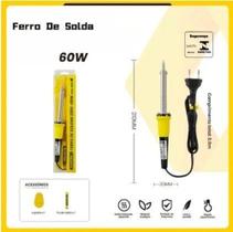 Ferro de Solda 60W com Suporte Profissional - 127V - BOM-9515 - Importado