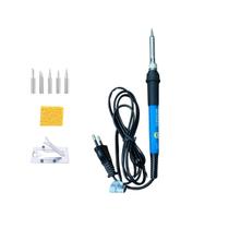 Ferro De Solda Ajustável 60W Com Regulagem De Temperatura + 5 Pontas