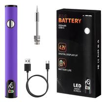Ferro de solda BDJHMP com rosca 510, USB-C, bateria de 650 mAh Ferro de solda BDJHMP com rosca 510, USB-C, bateria de 650 mAh