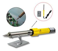 Ferro de Solda Elétrico Cabo Plástico Isolado Profissional Alta Precisão para Eletrônica Estanho Ferro de Solda Elétrico Cabo Plástico Isolado Profissional Alta Precisão para Eletrônica Estanho