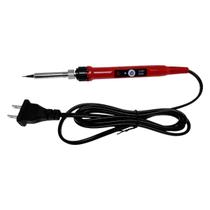Ferro De Solda Elétrico Temperatura Ajustável Verm. 60W 127V Ferro De Solda Elétrico Temperatura Ajustável Verm. 60W 127V