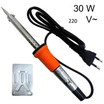 Ferro De Solda Profissional Para Soldas Emendas E Placas Eletrônicas 30w Watts 220v