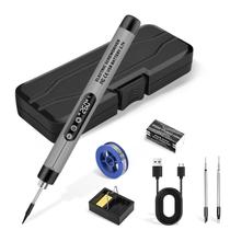 Ferro de solda sem fio Dmyond recarregável por USB com display LCD Ferro de solda sem fio Dmyond recarregável por USB com display LCD