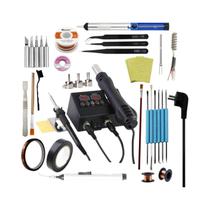 Ferro De Solda SMD 2 Em 1 Com Pistola De Ar Quente, Kit De Ferramentas Para Reparo BGA, Dessoldagem