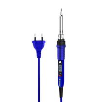 Ferro De Solda Soldador 110v 80w Com Ajuste De Temperatura Digital Zimpor