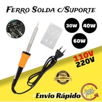 Ferro de Solda Soldar Estanho 30w 40w 60w 127v 220v Profissional - Eda