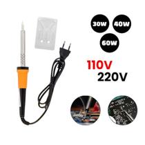 Ferro de Solda Soldar Estanho 30w 40w 60w 127v 220v Profissional