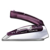 Ferro de viagem Rowenta Pro Compact em aço inoxidável 1000W roxo