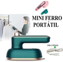 Ferro Elétrico Com Fio De Passar Roupas Portátil Mini Bivolt A Vapor para Viagens
