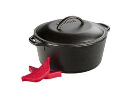 Ferro fundido Dutch Oven Lodge L8DOL3HH41PLT 5L com suportes de alça Ferro fundido Dutch Oven Lodge L8DOL3HH41PLT 5L com suportes de alça
