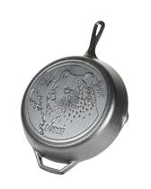 Ferro fundido Saute Fry Pan Lodge Wildlife Series 30 cm Ferro fundido Saute Fry Pan Lodge Wildlife Series 30 cm